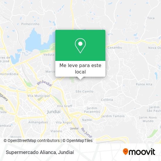 Supermercado Alianca mapa
