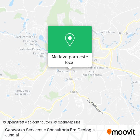 Geoworks Servicos e Consultoria Em Geologia mapa
