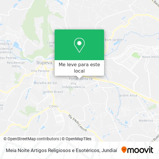 Meia Noite Artigos Religiosos e Esotéricos mapa