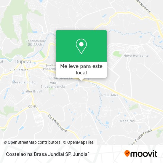 Costelao na Brasa Jundiaí SP mapa