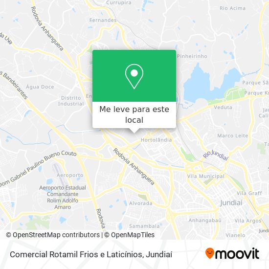 Comercial Rotamil Frios e Laticínios mapa