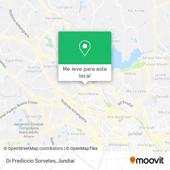 Di Frediccio Sorvetes mapa