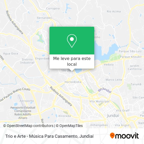 Trio e Arte - Música Para Casamento mapa