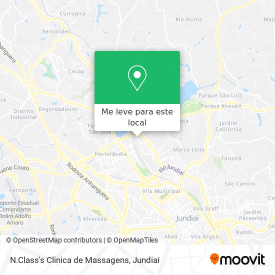 N.Class's Clinica de Massagens mapa