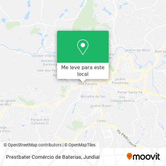 Prestbater Comércio de Baterias mapa