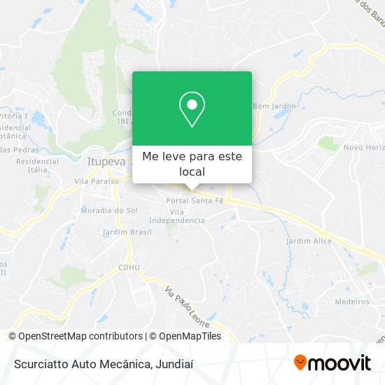 Scurciatto Auto Mecânica mapa