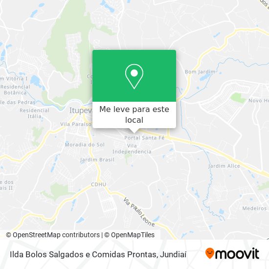 Ilda Bolos Salgados e Comidas Prontas mapa