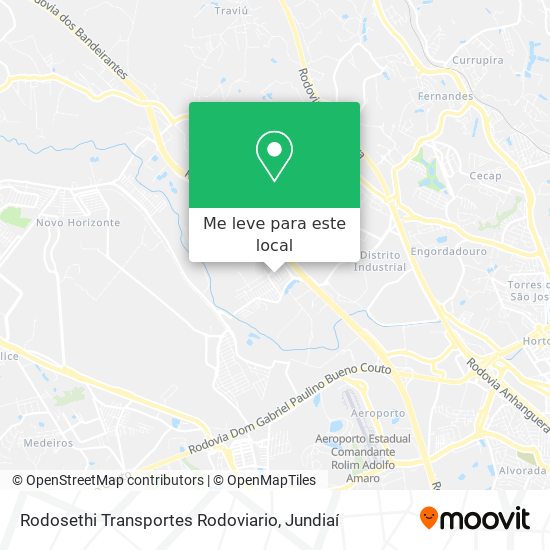 Rodosethi Transportes Rodoviario mapa