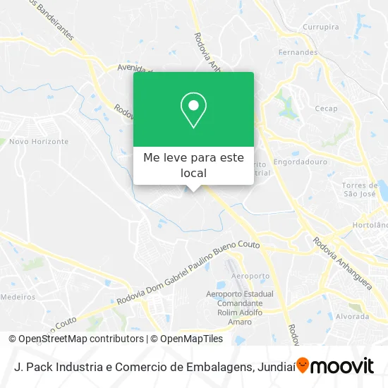 J. Pack Industria e Comercio de Embalagens mapa