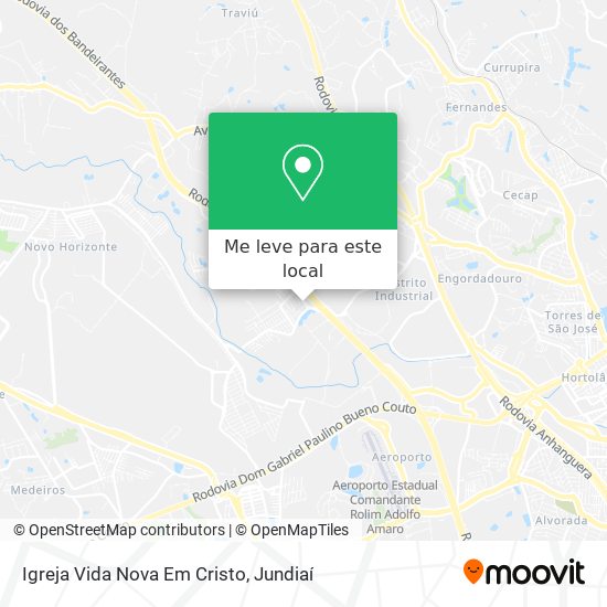 Igreja Vida Nova Em Cristo mapa