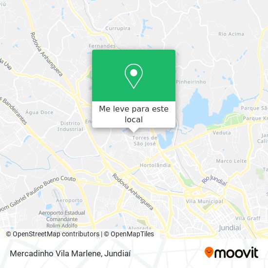 Mercadinho Vila Marlene mapa
