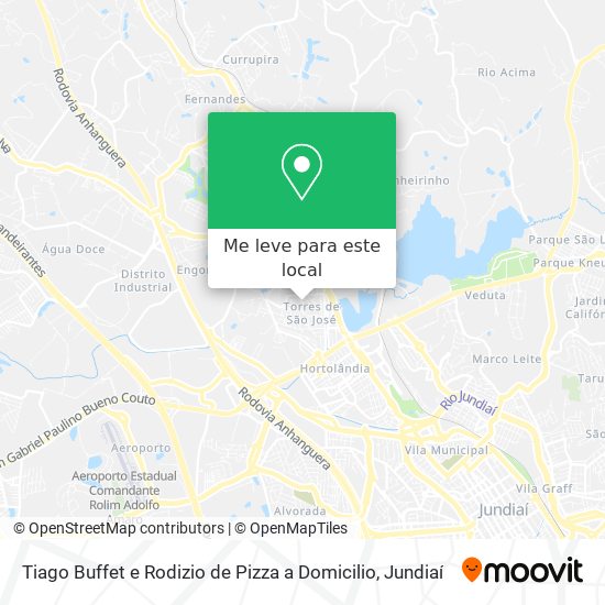 Tiago Buffet e Rodizio de Pizza a Domicilio mapa