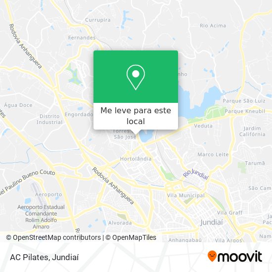 AC Pilates mapa