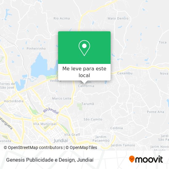 Genesis Publicidade e Design mapa