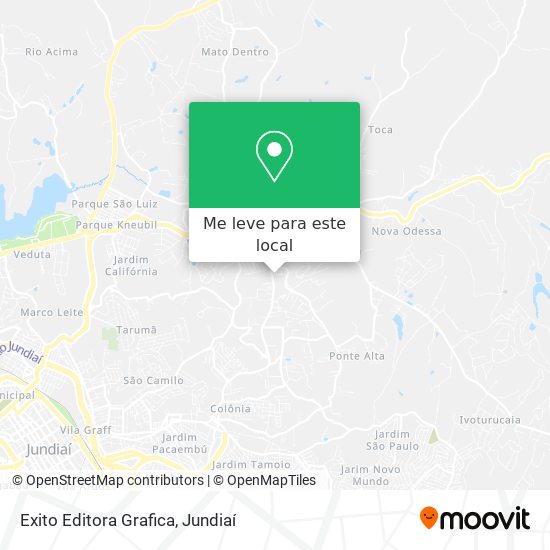 Exito Editora Grafica mapa