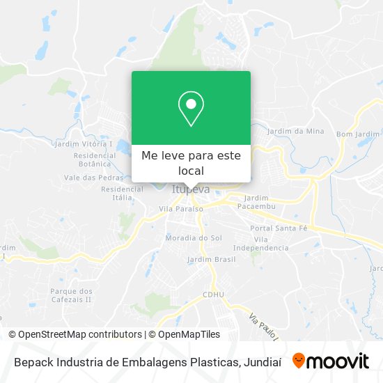 Bepack Industria de Embalagens Plasticas mapa