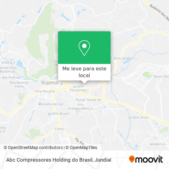 Abc Compressores Holding do Brasil mapa