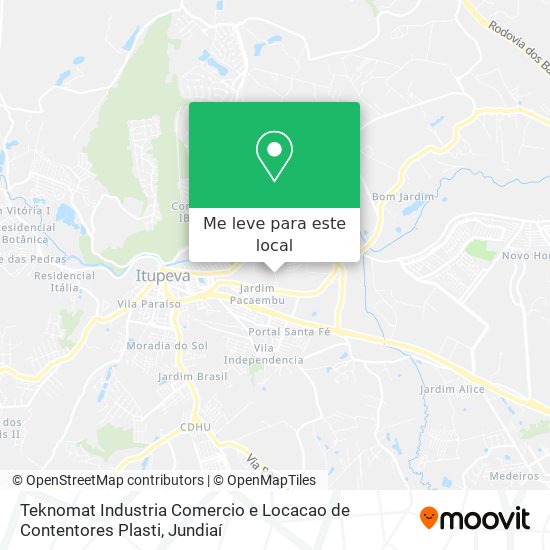 Teknomat Industria Comercio e Locacao de Contentores Plasti mapa