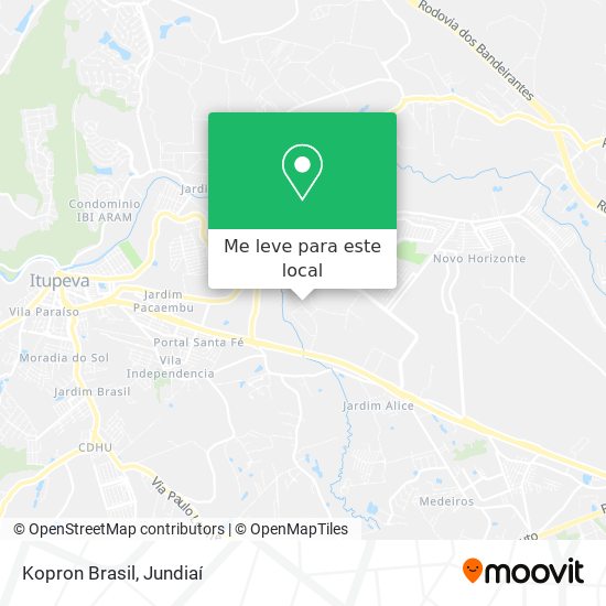 Kopron Brasil mapa