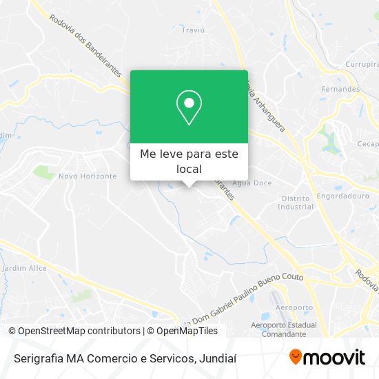 Serigrafia MA Comercio e Servicos mapa