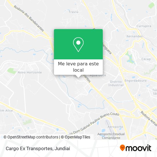 Cargo Ex Transportes mapa