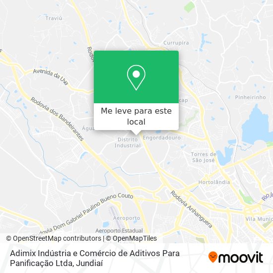 Adimix Indústria e Comércio de Aditivos Para Panificação Ltda mapa