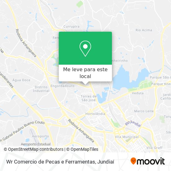 Wr Comercio de Pecas e Ferramentas mapa