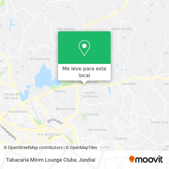 Tabacaria Mirim Lounge Clube mapa