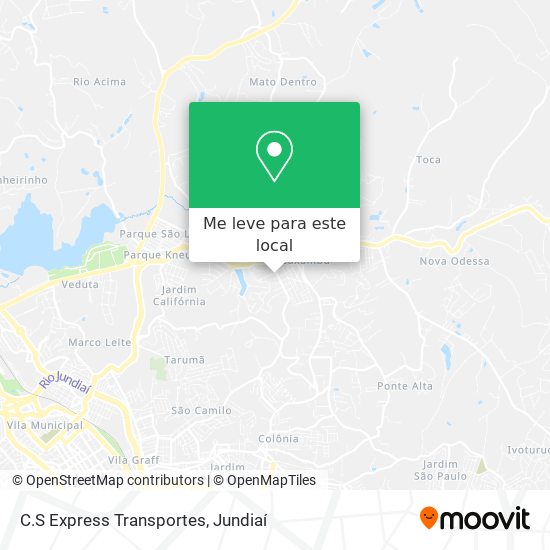 C.S Express Transportes mapa