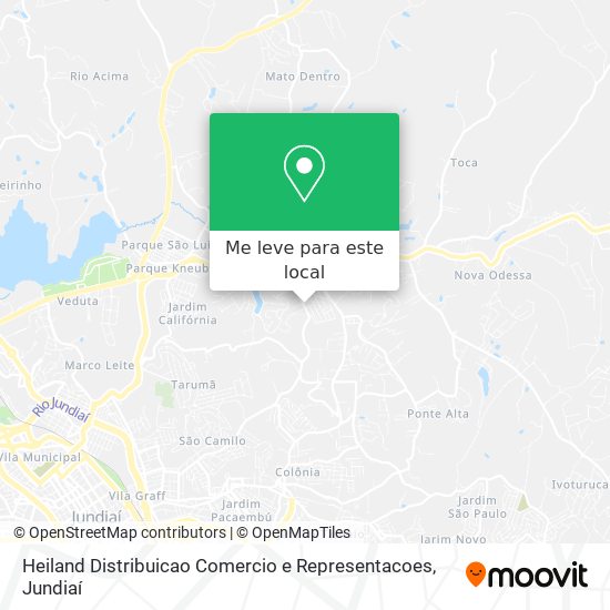 Heiland Distribuicao Comercio e Representacoes mapa