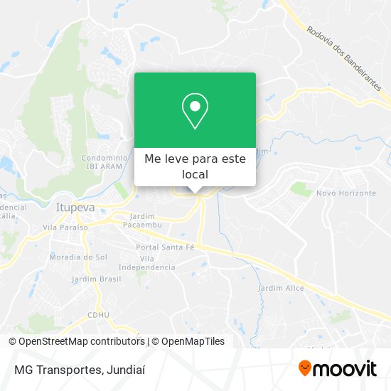 MG Transportes mapa
