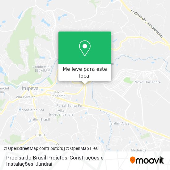 Procisa do Brasil Projetos, Construções e Instalações mapa