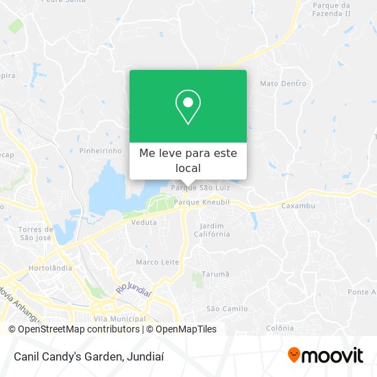 Canil Candy's Garden mapa