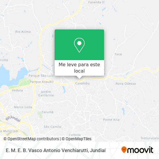 E. M. E. B. Vasco Antonio Venchiarutti mapa