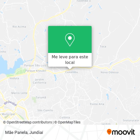 Mãe Panela mapa