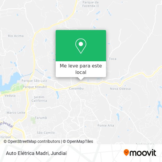 Auto Elétrica Madri mapa