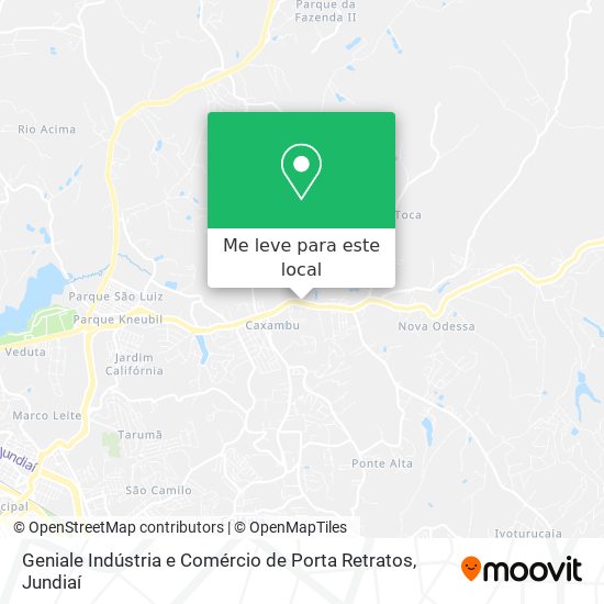 Geniale Indústria e Comércio de Porta Retratos mapa