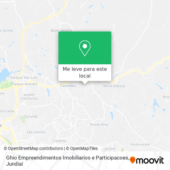 Ghio Empreendimentos Imobiliarios e Participacoes mapa