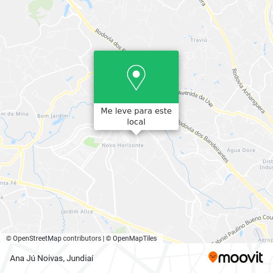 Ana Jú Noivas mapa
