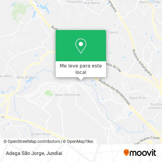 Adega São Jorge mapa