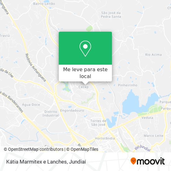 Kátia Marmitex e Lanches mapa