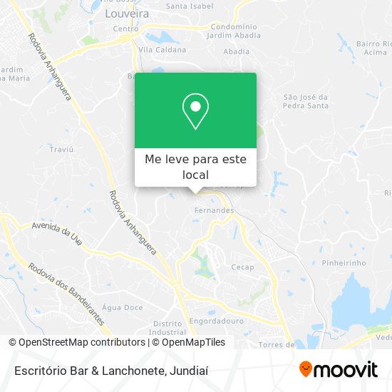 Escritório Bar & Lanchonete mapa