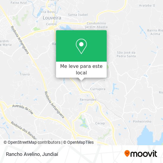 Rancho Avelino mapa