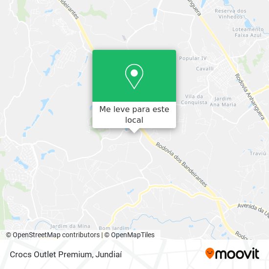 Crocs Outlet Premium mapa
