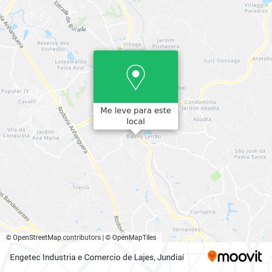 Engetec Industria e Comercio de Lajes mapa