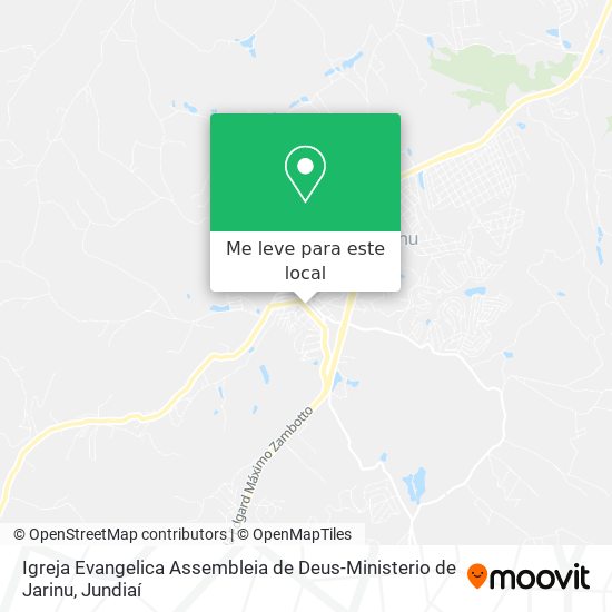 Igreja Evangelica Assembleia de Deus-Ministerio de Jarinu mapa