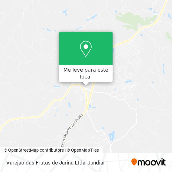 Varejão das Frutas de Jarinú Ltda mapa