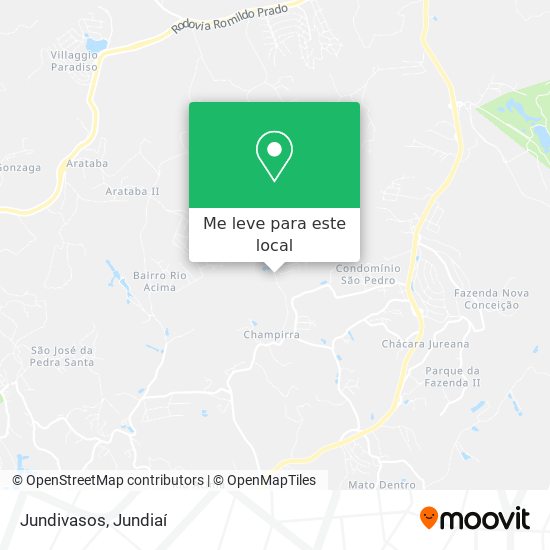 Jundivasos mapa