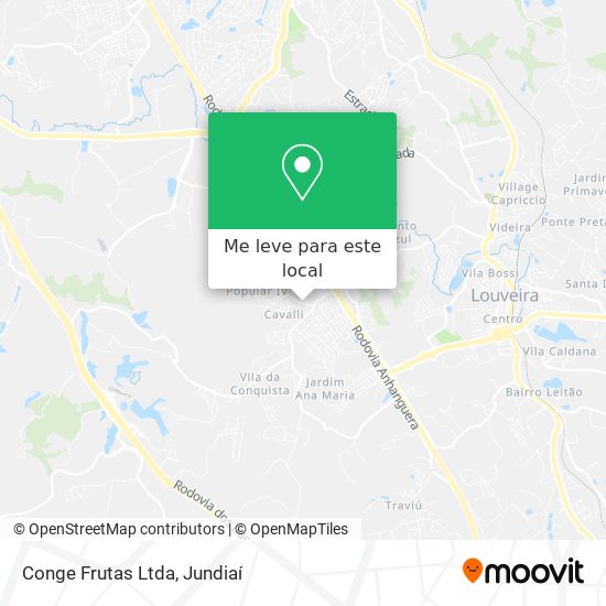 Conge Frutas Ltda mapa