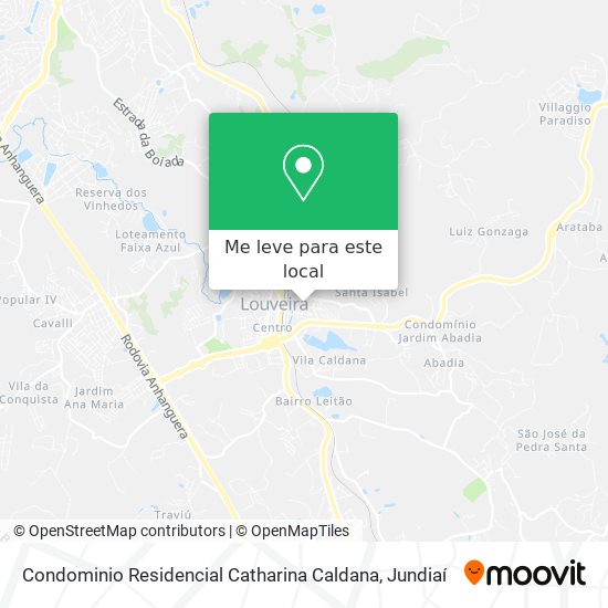 Condominio Residencial Catharina Caldana mapa